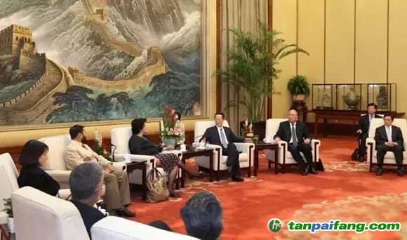 张高丽会见基础四国气候变化部长级会议代表