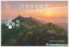 安徽省首张林业碳票数字注销凭证签发